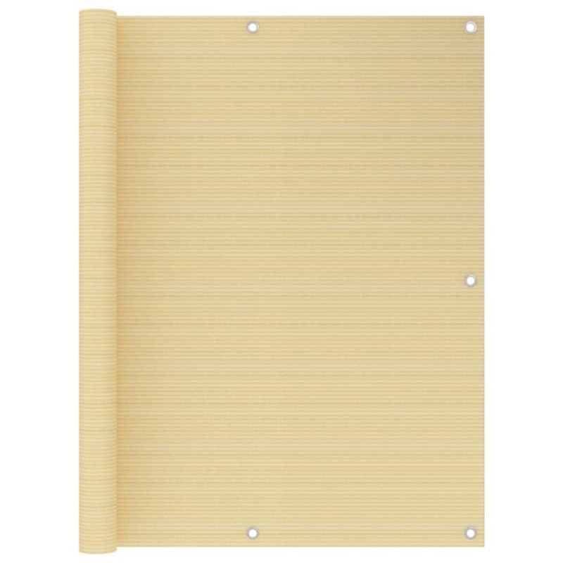 vidaXL Toldo para balcón HDPE beige 120x400 cm vidaXL Toldo para balcón HDPE beige 120x400 cm