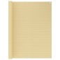 vidaXL Toldo para balcón HDPE beige 120x400 cm vidaXL Toldo para balcón HDPE beige 120x400 cm