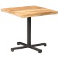 vidaXL Mesa de bistró cuadrada madera de mango rugosa 80x80x75 cm vidaXL Mesa de bistró cuadrada madera de mango rugosa 80x80x75 cm