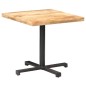 vidaXL Mesa de bistró cuadrada madera de mango rugosa 80x80x75 cm vidaXL Mesa de bistró cuadrada madera de mango rugosa 80x80x75 cm
