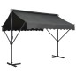 vidaXL Toldo de pie independiente gris antracita 300x300 cm vidaXL Toldo de pie independiente gris antracita 300x300 cm
