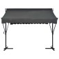 vidaXL Toldo de pie independiente gris antracita 300x300 cm vidaXL Toldo de pie independiente gris antracita 300x300 cm