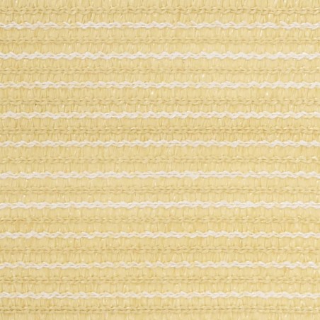 vidaXL Toldo para balcón HDPE beige 120x400 cm 