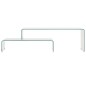 vidaXL Set mesas de centro 2 pzas vidrio templado 90x30x20/110x30x40cm vidaXL Set mesas de centro 2 pzas vidrio templado 90x30x20/110x30x40cm