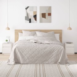vidaXL Mesita de noche madera maciza de pino blanca 40x31x50 cm