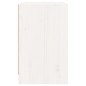 vidaXL Mesita de noche madera maciza de pino blanca 40x31x50 cm vidaXL Mesita de noche madera maciza de pino blanca 40x31x50 cm