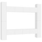 vidaXL Set de muebles de salón TV 8 piezas madera de ingeniería blanco