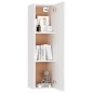 vidaXL Set de muebles de salón TV 8 piezas madera de ingeniería blanco