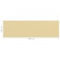 vidaXL Toldo para balcón HDPE beige 120x400 cm vidaXL Toldo para balcón HDPE beige 120x400 cm