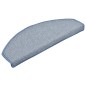 vidaXL Alfombras de peldaños de escalera 15 uds gris azul 65x24x4 cm vidaXL Alfombras de peldaños de escalera 15 uds gris azul 65x24x4 cm