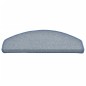 vidaXL Alfombras de peldaños de escalera 15 uds gris azul 65x24x4 cm vidaXL Alfombras de peldaños de escalera 15 uds gris azul 65x24x4 cm