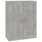 vidaXL Armario de pared contrachapada gris hormigón 69,5x32,5x90 cm 