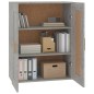 vidaXL Armario de pared contrachapada gris hormigón 69,5x32,5x90 cm 