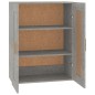 vidaXL Armario de pared contrachapada gris hormigón 69,5x32,5x90 cm 