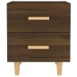 vidaXL Mesitas de noche 2 unidades roble marrón 40x35x47,5 cm vidaXL Mesitas de noche 2 unidades roble marrón 40x35x47,5 cm