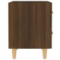vidaXL Mesitas de noche 2 unidades roble marrón 40x35x47,5 cm vidaXL Mesitas de noche 2 unidades roble marrón 40x35x47,5 cm