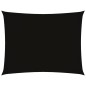vidaXL Toldo de vela rectangular tela Oxford negro 2,5x4 m