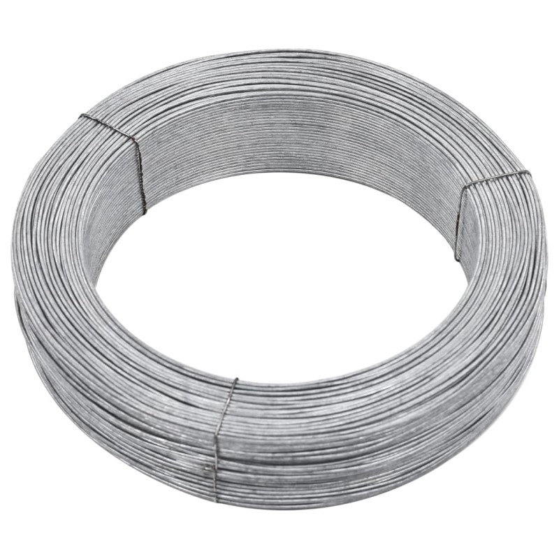 vidaXL Alambre para atar vallas acero 250 m 2 mm vidaXL Alambre para atar vallas acero 250 m 2 mm