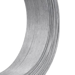 vidaXL Alambre para atar vallas acero 250 m 2 mm