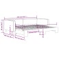 vidaXL Sofá cama nido tela gris claro 90x200 cm vidaXL Sofá cama nido tela gris claro 90x200 cm