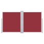 vidaXL Toldo lateral retráctil rojo 100x600 cm vidaXL Toldo lateral retráctil rojo 100x600 cm