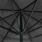 vidaXL Sombrilla de jardín con palo de aluminio gris antracita 600 cm vidaXL Sombrilla de jardín con palo de aluminio gris antracita 600 cm