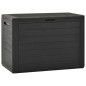vidaXL Caja de almacenamiento de jardín gris antracita 78x44x55 cm vidaXL Caja de almacenamiento de jardín gris antracita 78x44x55 cm