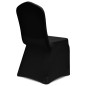 vidaXL Funda para silla elástica 4 unidades negra vidaXL Funda para silla elástica 4 unidades negra