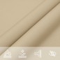 vidaXL Toldo de vela triangular tela Oxford beige 4x4x5,8 m vidaXL Toldo de vela triangular tela Oxford beige 4x4x5,8 m