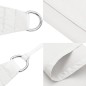 vidaXL Toldo de vela triangular tela Oxford blanco 5x5x5 m vidaXL Toldo de vela triangular tela Oxford blanco 5x5x5 m