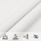 vidaXL Toldo de vela triangular tela Oxford blanco 5x5x5 m vidaXL Toldo de vela triangular tela Oxford blanco 5x5x5 m