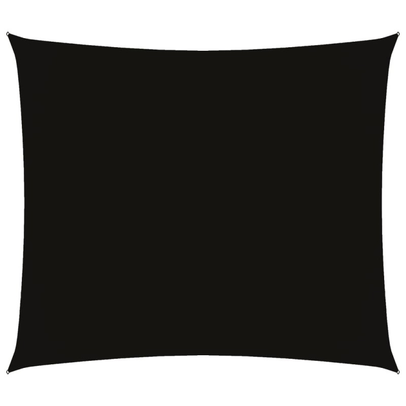 vidaXL Toldo de vela rectangular tela Oxford negro 2,5x3 m vidaXL Toldo de vela rectangular tela Oxford negro 2,5x3 m