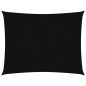 vidaXL Toldo de vela rectangular tela Oxford negro 3x4 m vidaXL Toldo de vela rectangular tela Oxford negro 3x4 m