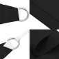 vidaXL Toldo de vela rectangular tela Oxford negro 3x5 m vidaXL Toldo de vela rectangular tela Oxford negro 3x5 m