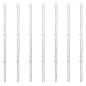 vidaXL Valla tela metálica y postes acero galvanizado plata 15x1,25 m vidaXL Valla tela metálica y postes acero galvanizado plata 15x1,25 m