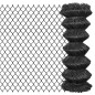 vidaXL Valla de tela metálica acero gris 25x1 m vidaXL Valla de tela metálica acero gris 25x1 m