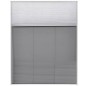 vidaXL Mosquitera plisada para ventanas aluminio 80x100cm com sombrilla vidaXL Mosquitera plisada para ventanas aluminio 80x100cm com sombrilla
