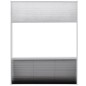 vidaXL Mosquitera plisada para ventanas aluminio 80x100cm com sombrilla vidaXL Mosquitera plisada para ventanas aluminio 80x100cm com sombrilla