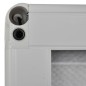vidaXL Mosquitera plisada para ventanas aluminio 80x100cm com sombrilla vidaXL Mosquitera plisada para ventanas aluminio 80x100cm com sombrilla