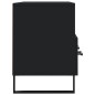 vidaXL Mueble de TV madera de ingeniería negro 102x36x50 cm vidaXL Mueble de TV madera de ingeniería negro 102x36x50 cm