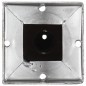 vidaXL Picas de tierra 2 unidades acero galvanizado plateado 9x9x56 cm vidaXL Picas de tierra 2 unidades acero galvanizado plateado 9x9x56 cm
