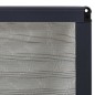 vidaXL Mosquitera plisada de ventanas aluminio gris antracita 60x80cm