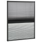 vidaXL Mosquitera plisada para ventanas contra el sol aluminio 60x80cm vidaXL Mosquitera plisada para ventanas contra el sol aluminio 60x80cm