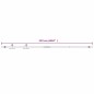 vidaXL Kit mini puerta corredera armario acero carbono blanco 122 cm vidaXL Kit mini puerta corredera armario acero carbono blanco 122 cm