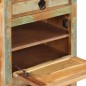 vidaXL Zapatero de 4 niveles con cajón madera maciza reciclada vidaXL Zapatero de 4 niveles con cajón madera maciza reciclada