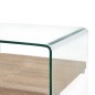 vidaXL Mesa de centro de vidrio templado transparente 50x50x45 cm vidaXL Mesa de centro de vidrio templado transparente 50x50x45 cm