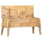 vidaXL Caja de almacenaje de madera maciza de mango 99x35x48 cm vidaXL Caja de almacenaje de madera maciza de mango 99x35x48 cm