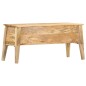 vidaXL Caja de almacenaje de madera maciza de mango 99x35x48 cm vidaXL Caja de almacenaje de madera maciza de mango 99x35x48 cm