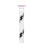 vidaXL Cuerda para barco trenzada poliéster blanco 5 mmx25 m vidaXL Cuerda para barco trenzada poliéster blanco 5 mmx25 m