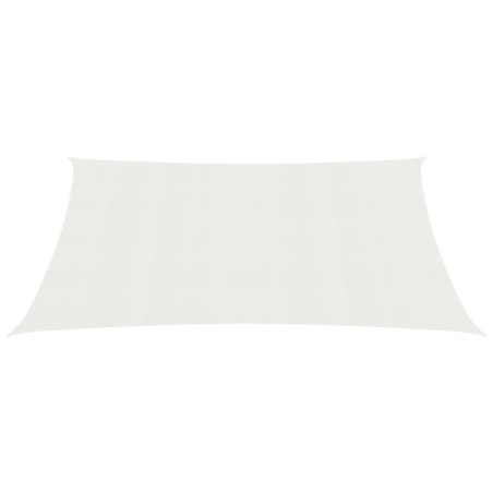 vidaXL Toldo de vela blanco HDPE 160 g/m² 6x8 m